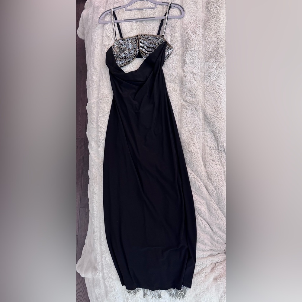 LoveShackFancy Wink Midi Beaded Dress with Bra Top - Picture 5 of 6